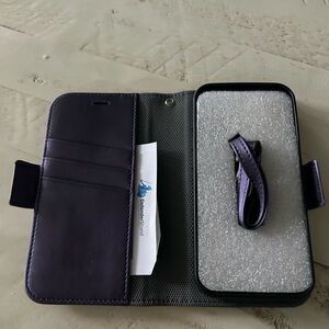 DefenderShield EMF Protection Dark Purple Phone Case Brand New, Screen 6 inches